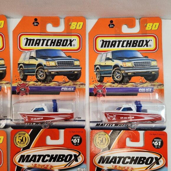 Matchbox Police Boat Sea Speeder Ice Breaker Diecast Vehicles Lot of 15 MOC - Picture 7 of 16